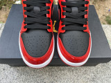 Authentic Air Jordan 1 Varsity Black/Red