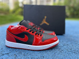 Authentic Air Jordan 1 Varsity Black/Red