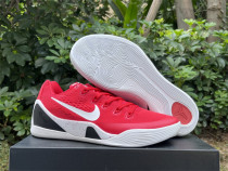 Authentic Nike Kobe 9 Elite Low Protro Red/White