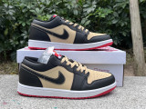 Authentic Air Jordan 1 Low Pizza Brown/Black