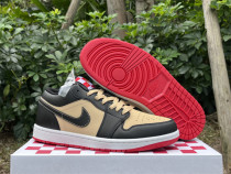 Authentic Air Jordan 1 Low Pizza Brown/Black