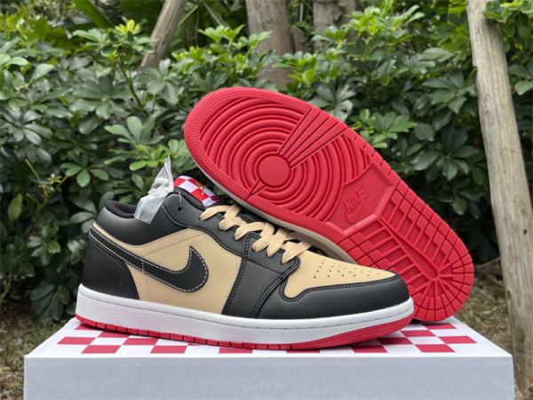 Authentic Air Jordan 1 Low Pizza Brown/Black