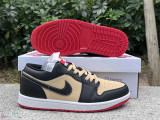 Authentic Air Jordan 1 Low Pizza Brown/Black