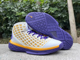 Authentic Nike Zoom Kobe 3 White/Yellow/Purple