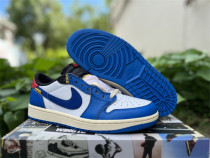 Authentic Union LA x Air Jordan 1 Low White Blue