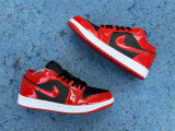 Authentic Air Jordan 1 Varsity Black/Red