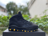 Authentic Air Jordan 10 Black/Yellow