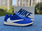Authentic Travis Scott x Air Jordan 1 Low OG White/Blue