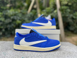 Authentic Travis Scott x Air Jordan 1 Low OG White/Blue