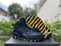 Authentic Air Jordan 10 Black/Yellow