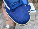 Authentic Travis Scott x Air Jordan 1 Low OG White/Blue