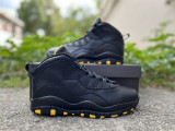 Authentic Air Jordan 10 Black/Yellow