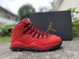Authentic Air Jordan 10 Red