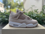 Authentic Air Jordan 4 Cozy Girl Brown