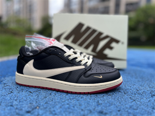 Authentic Travis Scott x Nigel Sylvester x Air Jordan 1 Low OG Nitro