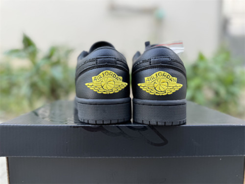 Authentic Air Jordan 1 Low SE Black