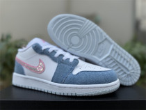 Authentic Air Jordan 1 White/Blue