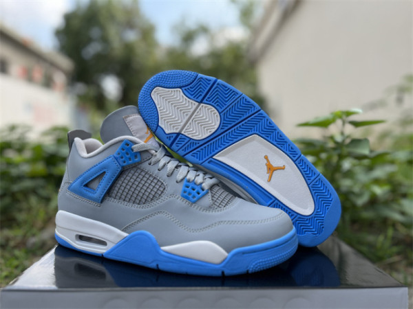 Authentic Air Jordan 4 retro mist blue