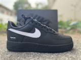 Authentic Nike x Supreme Air Force 1 Low SP Black