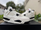 Authentic Air Jordan 4 retro  military black