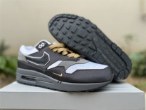 Authentic SWOOSH x Nike Air Max 1  Big Head Mode  Black/Grey