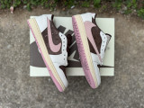 Authentic Travis Scott x Air Jordan 1 Low Brown/Pink