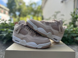 Authentic Air Jordan 4 Cozy Girl Brown