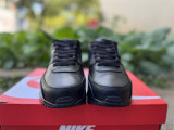 Authentic Nike Air Max 90 Leather  Triple Black