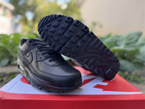 Authentic Nike Air Max 90 Leather  Triple Black