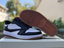 Authentic Travis Scott x Air Jordan 1 Low Black/White