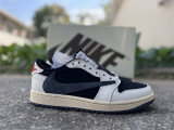 Authentic Travis Scott x Air Jordan 1 Low Black/Blue