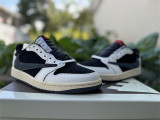 Authentic Travis Scott x Air Jordan 1 Low Black/Blue