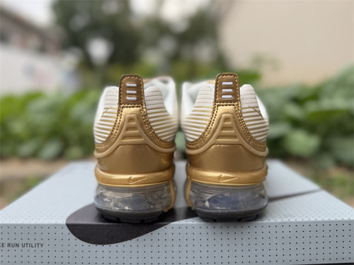 Authentic Nike Vapormax 360 White Gold
