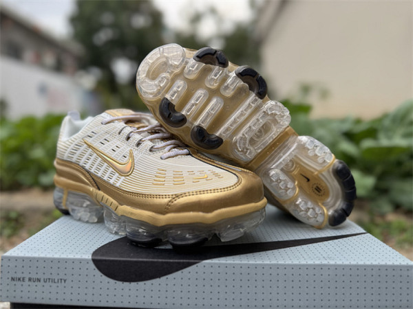 Authentic Nike Vapormax 360 White Gold