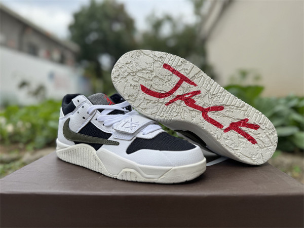 Authentic Travis Scott x Jordan Cut The Check TR White/Black/Green