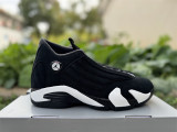 Authentic Air Jordan 14 “Bred” Black/White 2025