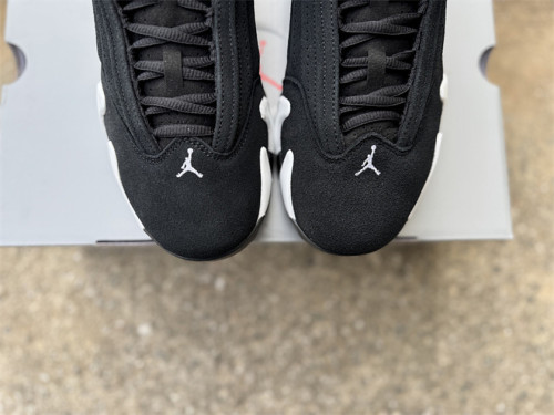 Authentic Air Jordan 14 “Bred” Black/White 2025