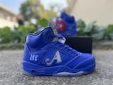 Authentic Awake NY x Air Jordan 5 Racer Blue