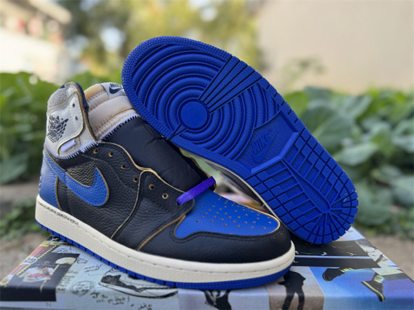 Authentic Union x Air Jordan 1 High OG Black/Blue