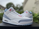 Authentic Air Jordan 3 Retro White/Blue