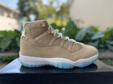 Authentic  Air Jordan 11 Retro “H-TOWN” White/Blue