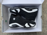Authentic Air Jordan 14 “Bred” Black/White 2025
