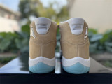Authentic  Air Jordan 11 Retro “H-TOWN” White/Blue