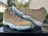 Authentic  Air Jordan 11 Retro “H-TOWN” White/Blue
