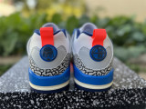Authentic Jordan Spizike Low White/Blue