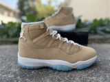 Authentic  Air Jordan 11 Retro “H-TOWN” White/Blue