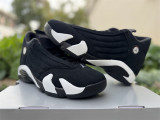 Authentic Air Jordan 14 “Bred” Black/White 2025