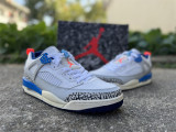 Authentic Jordan Spizike Low White/Blue