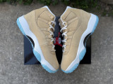 Authentic  Air Jordan 11 Retro “H-TOWN” White/Blue