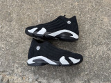 Authentic Air Jordan 14 “Bred” Black/White 2025